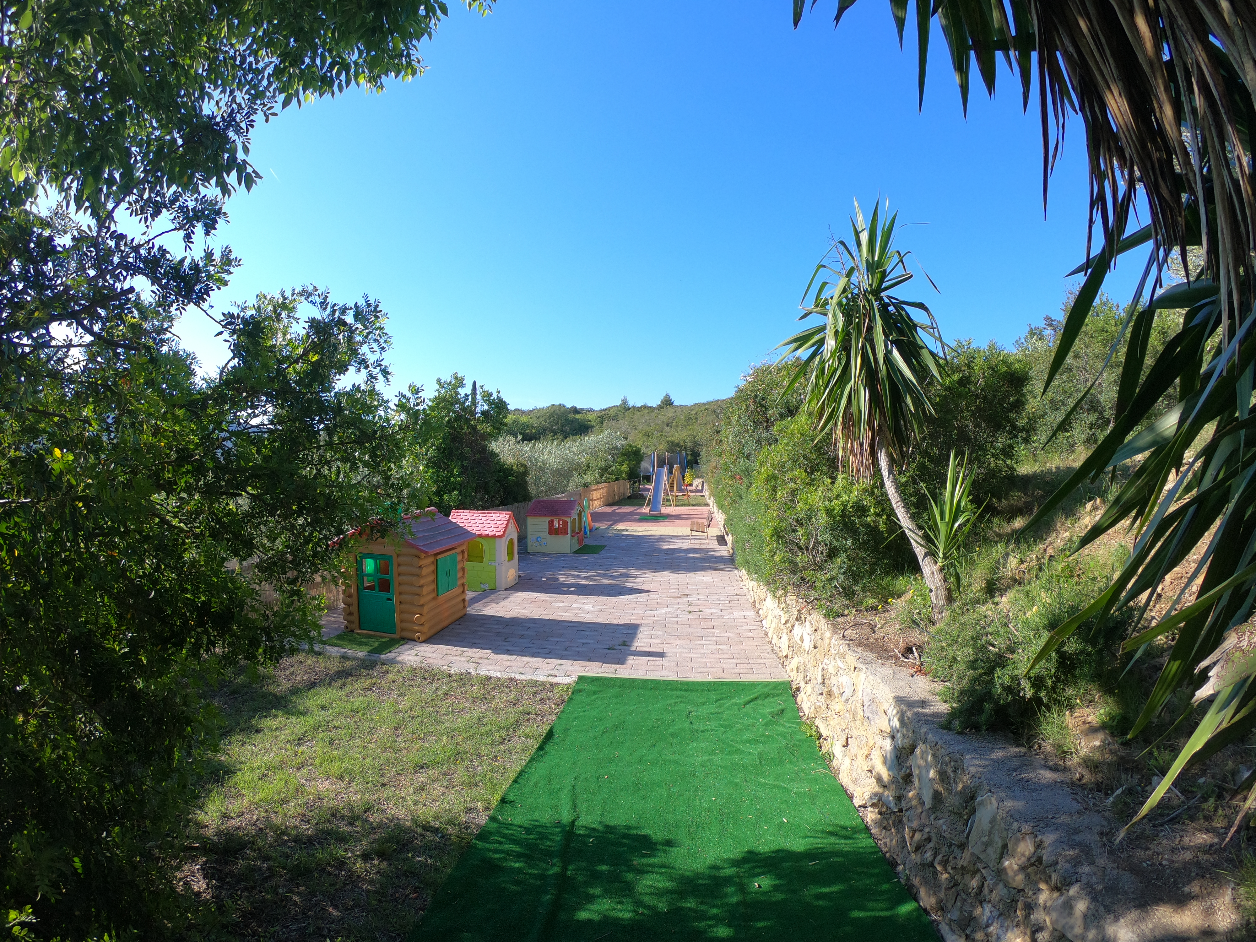 Residence Insel Elba Al Barcoco Kinder Spiel Garten 